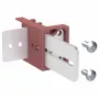 Striebel & John ZW39P2 Suporte de fixação universal curto para encastrar, pack de 2, aço galvanizado
