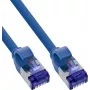 INLINE B-74901B Pack de 125 Cabo de rede Slim Cat.6A S/FTP LSZH, azul, 1m