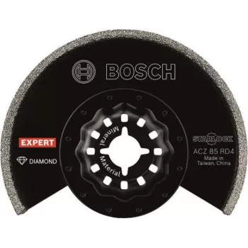 Bosch 2608902057 lâmina de serra segmentada diamantada multiusos ACZ 85 RD4, 85 mm, Starlock, para remover argamassa de juntas e argamassa