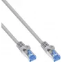 InLine® cabo patch Cat.6A S/FTP LSZH, CCA, cinzento, 0,30 m, pack a granel de 150