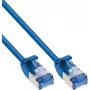 InLine® cabo patch Slim, U/FTP PiMf, Cat.6A, azul, 3 m