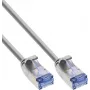 InLine® cabo patch Slim U/FTP PiMf Cat.6A, cinzento, 3 m