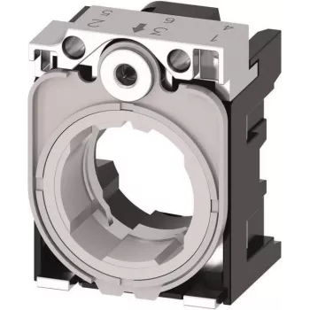 Siemens SIRIUS ACT suporte de plástico de 22 mm para elementos frontais, pack de 5