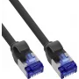 150 unid. B-Pack InLine® Slim Cat.6A S/FTP LSZH cabo patch preto 0,50 m