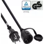 InLine® extensão com ficha de contacto de segurança, exterior IP44, proteção contra contacto, 5m