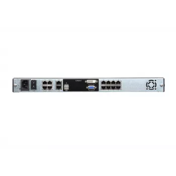 ATEN KL1108VN switch KVM LCD over IP 8 portas 19 polegadas, Dual Rail, teclado US