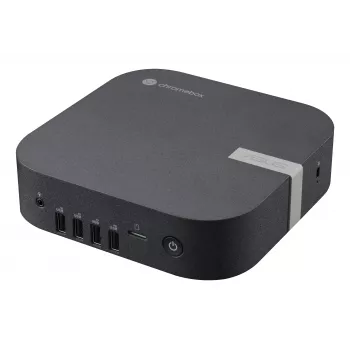 ASUS Chromebox 6a S3006UN mini-PC - Intel Core 3 100U, 8GB RAM, 128GB SSD, ChromeOS, Wi-Fi 6, preto