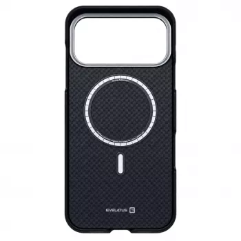 Evelatus capa MagSafe Carbon para Apple iPhone 18 Pro Max preto