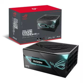 ASUS ROG THOR Titanium III 1600W Fonte de alimentação ATX totalmente modular