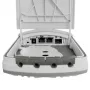 MikroTik FTC21-UPS Conversor de fibra para cobre com UPS integrada, 1x Gigabit Ethernet, 1x SFP, PoE passivo, backup de bateria, montagem na parede