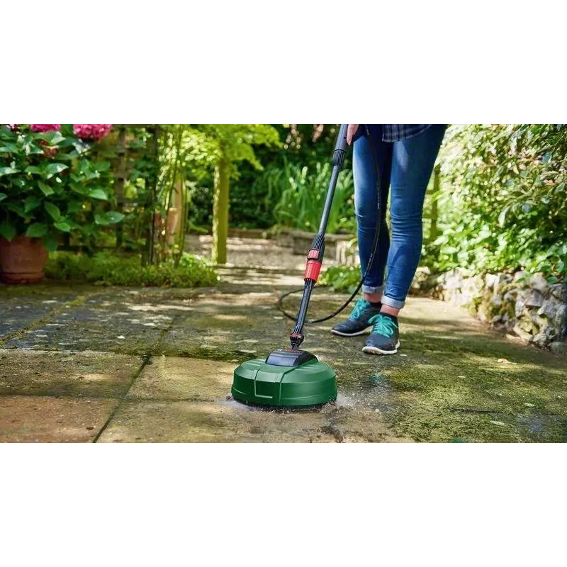 Bosch Conjunto de limpeza para casa e carro para lavadoras de alta pressão Aquatak - Escova de lavagem suave, bico de 90°, mangueira de extensão de 6m