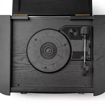 AKAI ATT-350CC Gira-discos com CD, cassete, gravação USB e rádio AM/FM