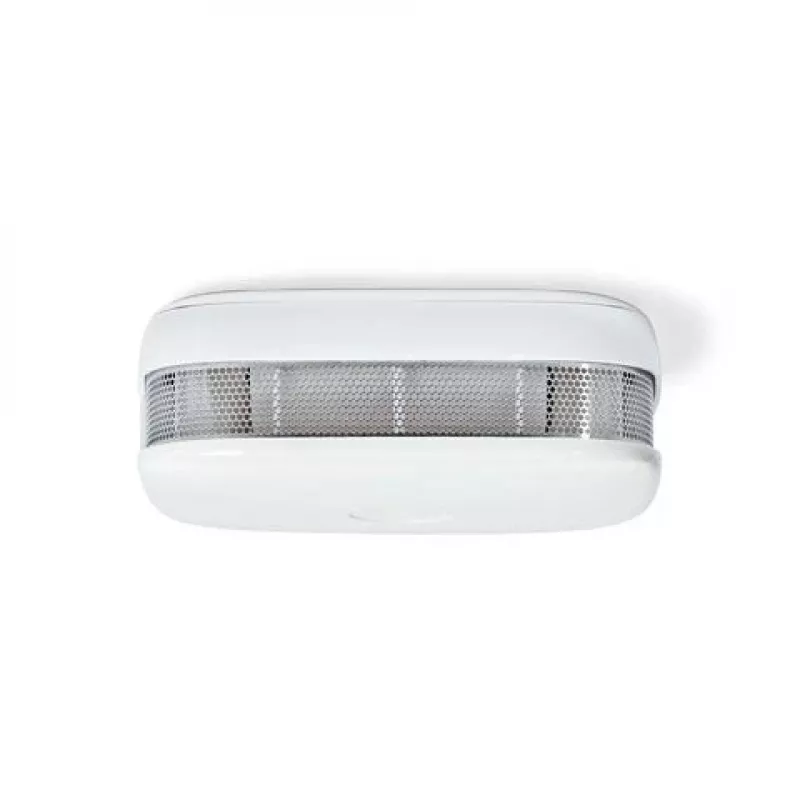 Nedis SmartLife Detetor de fumo Wi-Fi WIFIDS21WT3 - pack de 3, fotoelétrico, sirene de 85 dB, alertas inteligentes, certificado EN 14604, Branco