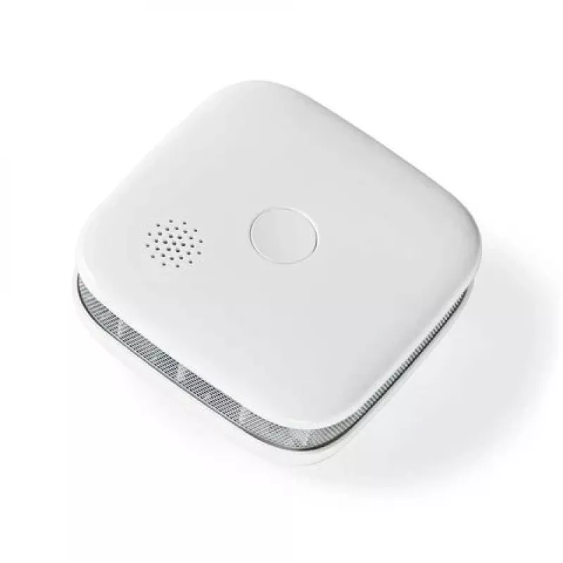 Nedis SmartLife Detetor de fumo Wi-Fi WIFIDS21WT3 - pack de 3, fotoelétrico, sirene de 85 dB, alertas inteligentes, certificado EN 14604, Branco