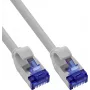 INLINE B-74914 pack de 100 Cabo de rede Slim Cat.6A S/FTP LSZH, Cinzento, 1,5 m
