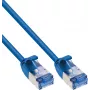 InLine® Cabo de rede patch slim, U/FTP PiMf, Cat.6A, azul, 5 m