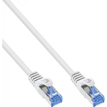 INLINE B-72614W Cabo de rede patch Cat.6A S/FTP LSZH, CCA, branco, 1,5 m, pack de 70