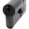 PSG 63.63030.MC Cilindro duplo de perfil europeu, latão, preto, 30/30 mm