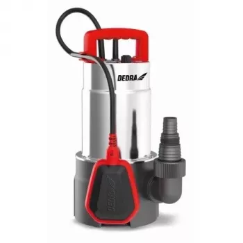 DEDRA Bomba submersível Inox para águas sujas e águas limpas 1000 W