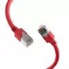 EFB Elektronik K2793.0,50 Cabo de rede patch crossover RJ45 Cat.5e SF/UTP, Hirose TM11, Draka UC300, 0,5 m, vermelho