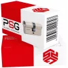 PSG 63.63535.MN Euro-Profil fechadura de cilindro duplo 35/35 níquel acetinado