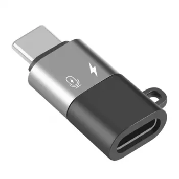 Puluz adaptador OTG 8 pinos para USB-C (preto)