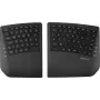 Perixx PERIBOARD-624 B DE – teclado ergonómico split sem fios, layout alemão, preto