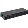 DELOCK InLine® hub industrial USB 3.2 Gen.1, USB-C, 10 portas, com fonte de alimentação