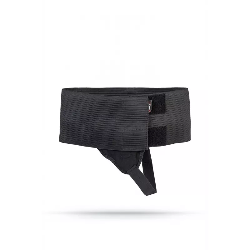 Cinta unilateral para hérnia inguinal Axilmax O-1408/CZA/XL/L REHAFUND, preto