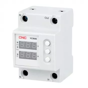 CNC EL240326 relé de monitorização de tensão e corrente, 63A, 230V AC, calha DIN
