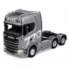 HUINA 32329 Scania 1:18 6 canais RC trator de reboque cinzento prateado