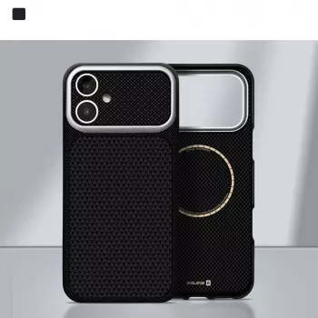 Evelatus Apple iPhone 16 Carbon Premium Edition Capa MagSafe preta