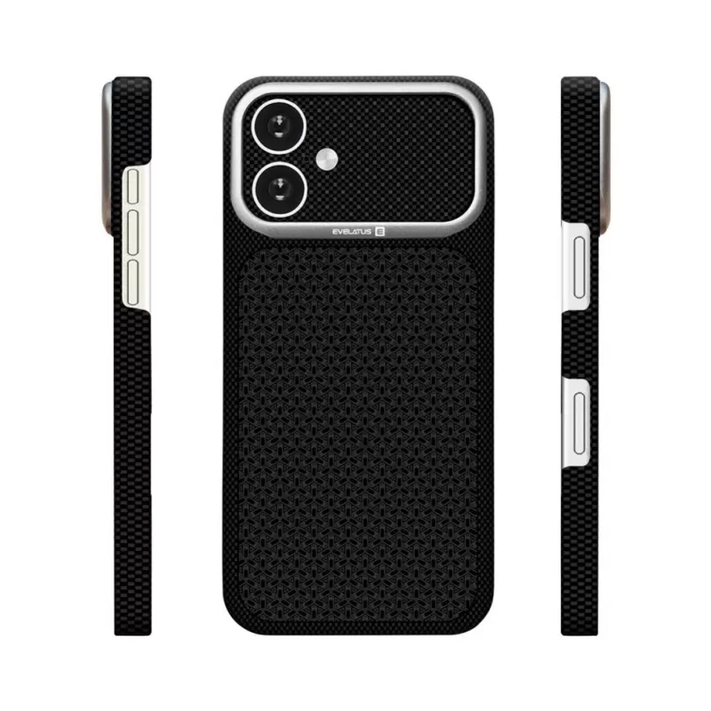 Evelatus Apple iPhone 16 Carbon Premium Edition Capa MagSafe preta