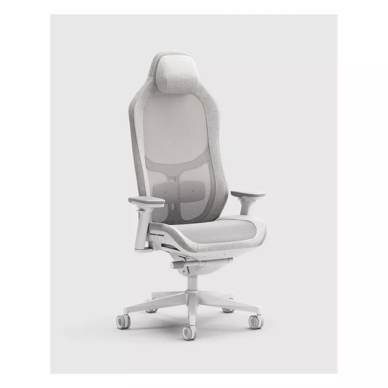 Fractal Design Refine 2 Mesh Light Cadeira gaming, cinzento claro/branco