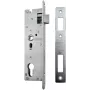 PSG 63.211 L/P Fechadura de embutir com lingueta e ferrolho, substituível, chapa frontal 220 x 22 mm, 72 mm PZ, 50 mm entre-eixos, aço zincado
