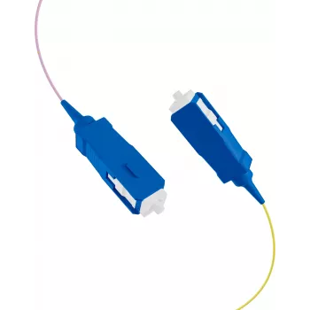 EFB Elektronik Pigtail de fibra ótica SC 9/125 OS2 Conjunto de 12 cores 2m - Conjunto de cabo/adaptador monomodo