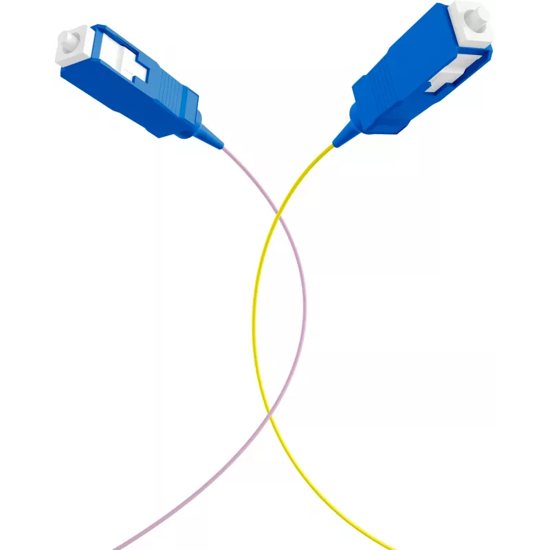 EFB Elektronik Pigtail de fibra ótica SC 9/125 OS2 Conjunto de 12 cores 2m - Conjunto de cabo/adaptador monomodo