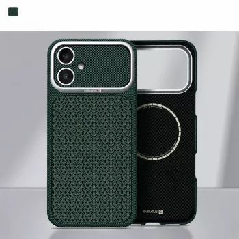 Evelatus Apple iPhone 17 Carbon Premium Edition Capa MagSafe verde