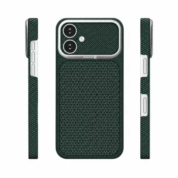 Evelatus Apple iPhone 17 Carbon Premium Edition Capa MagSafe verde