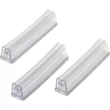 Bainhas de identificação de fios BRADY DuraSleeve, B-345 poliolefina, branco, 38,1 mm de comprimento, para fios 16-12 AWG, 250 por rolo