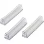 Bainhas de identificação de fios BRADY DuraSleeve, B-345 poliolefina, branco, 38,1 mm de comprimento, para fios 16-12 AWG, 250 por rolo