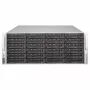 Caixa de armazenamento JBOD Supermicro SuperChassis 4U CSE-846BE1C-R609JBOD 24 baías hot-swap SAS3/SATA3 com fontes de alimentação redundantes 600W Platinum