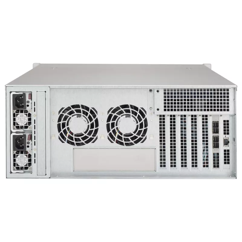 Caixa de armazenamento JBOD Supermicro SuperChassis 4U CSE-846BE1C-R609JBOD 24 baías hot-swap SAS3/SATA3 com fontes de alimentação redundantes 600W Platinum