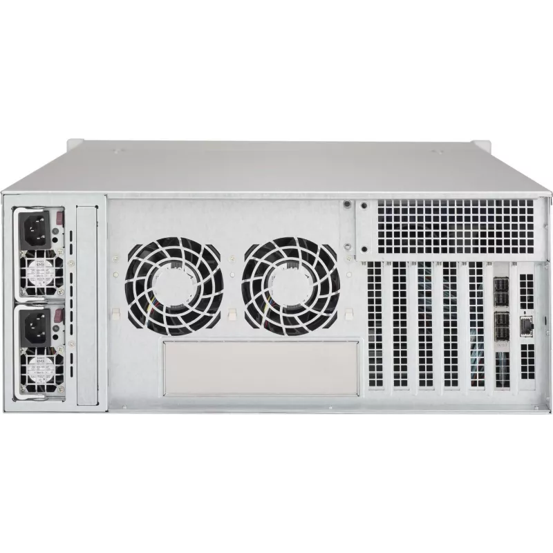 Caixa de armazenamento JBOD Supermicro SuperChassis 4U CSE-846BE1C-R609JBOD 24 baías hot-swap SAS3/SATA3 com fontes de alimentação redundantes 600W Platinum