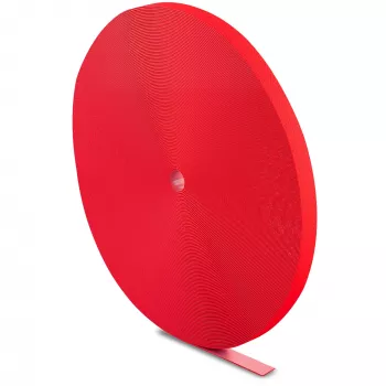 Cinta em rolo LABEL THE CABLE LTC PRO, rolo de velcro de dupla face, 25 m vermelho
