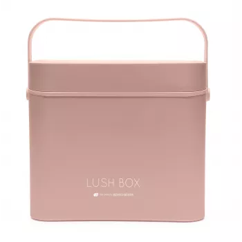 Mala de maquilhagem Rio CSBL-EU/1,1 Large Lush Box – caixa de beleza em alumínio com compartimentos dobráveis e fechos com fechadura, preto