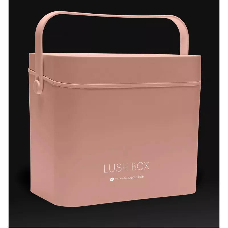 Mala de maquilhagem Rio CSBL-EU/1,1 Large Lush Box – caixa de beleza em alumínio com compartimentos dobráveis e fechos com fechadura, preto