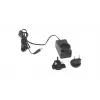 Bomba de ar elétrica Outwell 651062 - 12V DC / 230V AC, encher e esvaziar, 3 bicos universais, preto