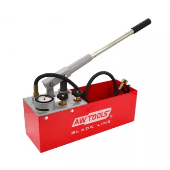 Bomba manual de teste de pressão AWTOOLS 12L 50 bar com manómetro e mangueira