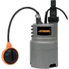 Bomba para águas sujas STHOR 400W 79781 - bomba submersível, 7500 L/h, altura de elevação 5m, interruptor de flutuação, cabo de 10m